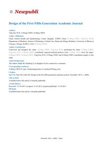 Design of the First Fifth-Generation Academic Journal