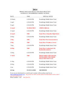 2014TRACK SCHEDULE - Prince William Special Olympics