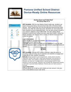 Online digital resources for devices PUSD