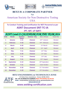 ASNT - BETZ Engineering & Technology Zone