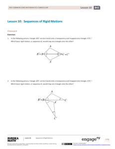 Grade 8 Mathematics Module 2, Topic B, Lesson 10