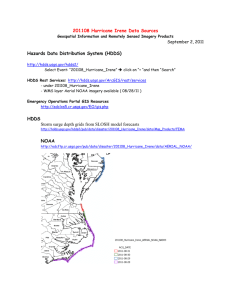 GeoSpatial Data Sources for Irene