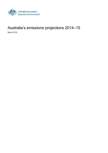 Australia`s emissions projections