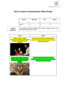 Unit 4 Lesson 6 Introductory Video Script