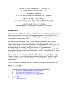 Text Only Middle School and High School Rights Guide Final