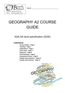 a2 course guide
