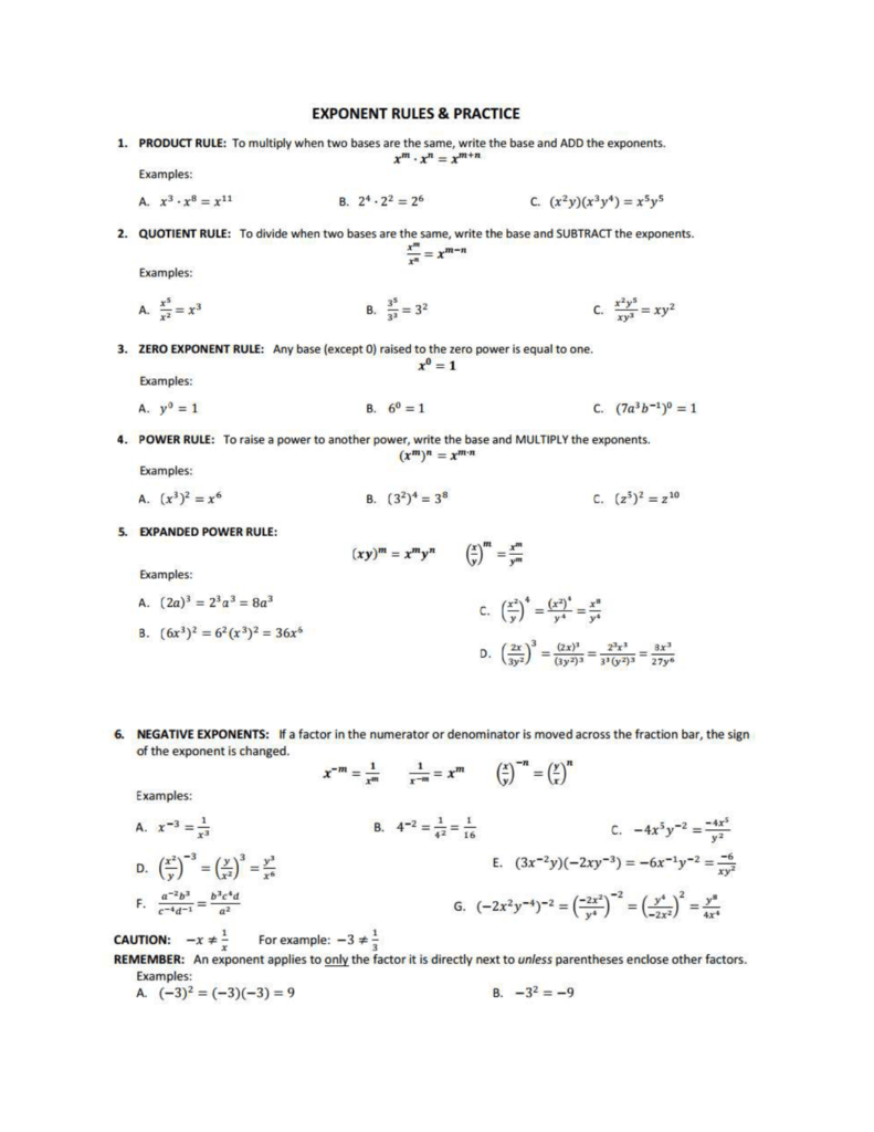 Summer Review Algebra 22 Regarding Solving Equations Review Worksheet