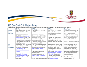 Economics Major Map - Career Services