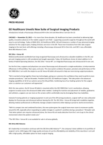 press release - GE Healthcare