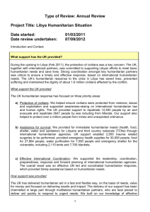 What support has the UK provided? - Department for International