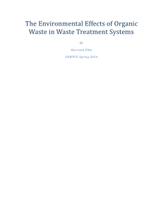 The Environmental Effects of Biological Waste in +