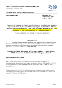 Compromised proposal from ASMG on 600 MHz for IMT