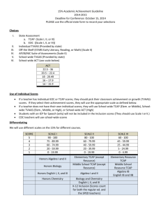 15% Academic Achievement Guideline 2014