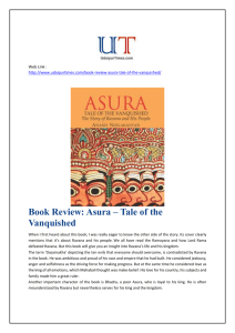 Book Review: Asura – Tale of the Vanquished