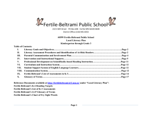 599 Fertile-Beltrami Public School Local Literacy Plan