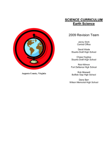 Curriculum Guide 2009 - Augusta County Public Schools