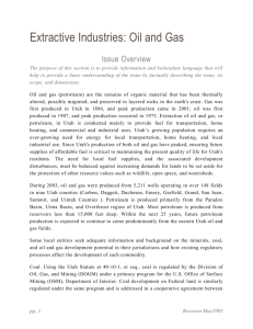 Oil and Gas Field Studies