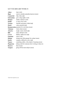 sat vocabulary lists - Point Pleasant Beach School District