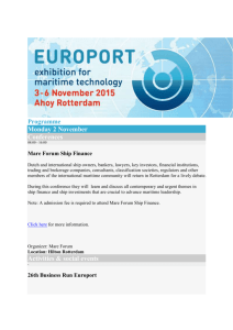 Europort 2015 programme the 12-page