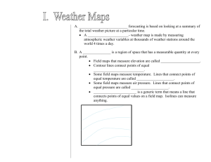 Weather Forecasting Notes