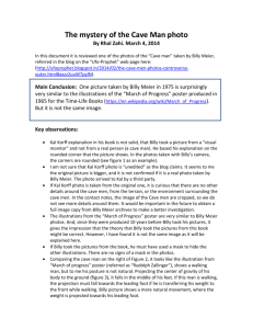 The mystery of the Cave men photos