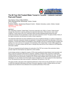 The 80 Year Old Treated Water Tunnel in Toronto