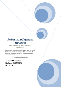 Robertson-Seymour Theorem