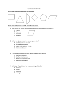 Quadrilateral Study Guide[1]