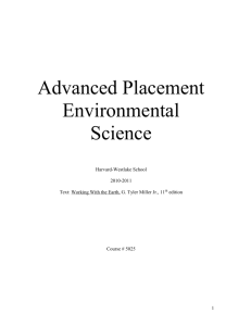 Advanced Placement Environmental