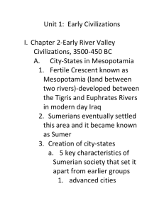 Ch. 2 Early Civilizations
