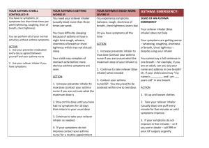Children with Asthma - Guidelines