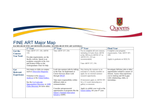 Fine Art Major Map - Career Services