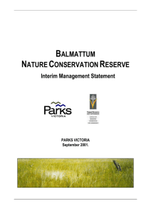 Balmattum Nature Conservation Reserve Interim