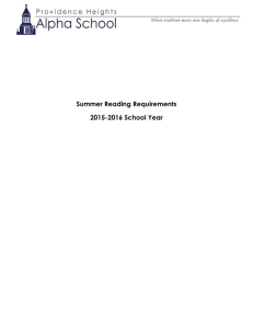 2015-2016 Book Report Formats K-8