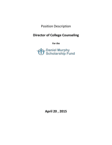 Director of College Counseling