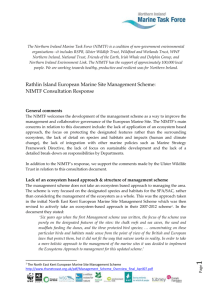 Rathlin Island European Marine Site Management Scheme