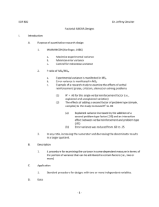 Factorial ANOVA Handout