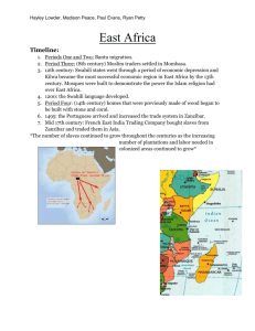 East Africa - AP World History