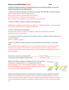 Final Exam Written Review Answers