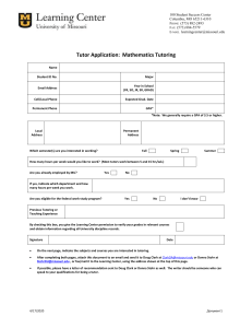 Math Tutor Application (DOC)