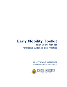 The Early Mobility Toolkit in practice