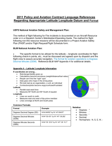 2011 Lat Long Policy and Contract Language