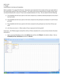 participant sheet template information probabilities normal using find