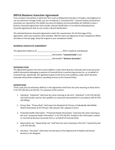 Business Associate Agreement