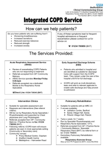 Integrated COPD Service