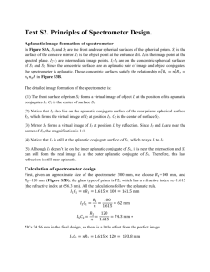 Text S2. Principles of Spectrometer Design.