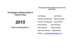 2015 rules and regulations - Bath & Tennis Club of Huntington Estates