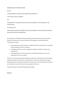 Memorandum of Understanding - The Netherlands Embassy and