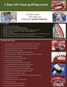 2 Days soft tissue grafting course