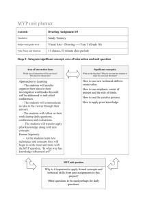 MYP unit planner - St. Paul Public Schools